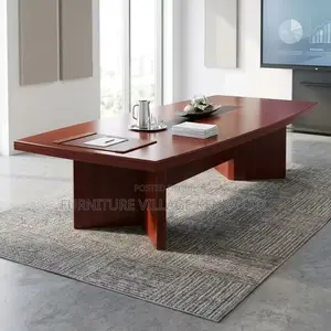 3000mm Mahogany Meeting Executive Table