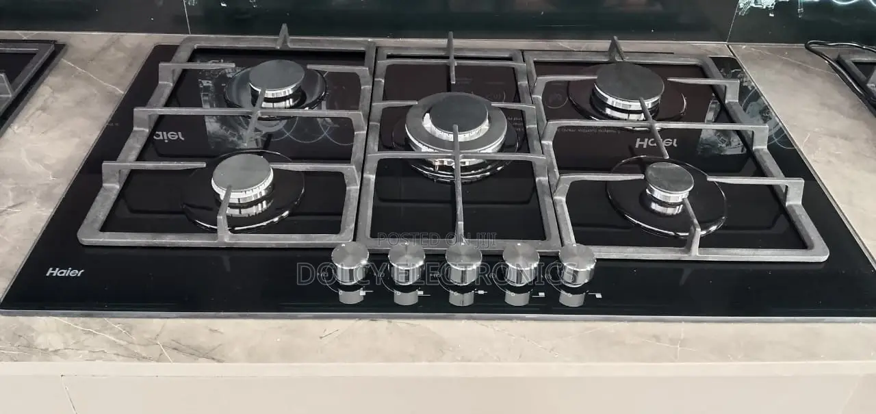 Haier 5-Burner Built-in Cooker Hob-S775b