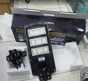 Smart 450w Solar Street Light Camera – Triple Lens 4g PTZ CCTV