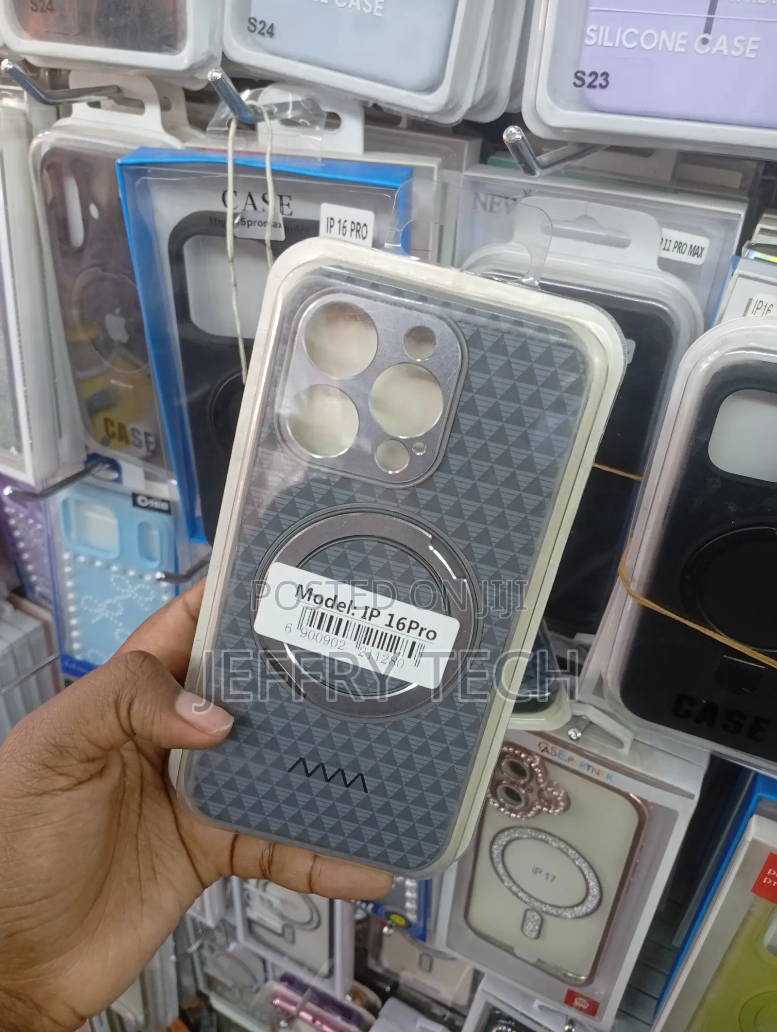 This Is a Transparent Protective Phone Case for an iPhone Model,