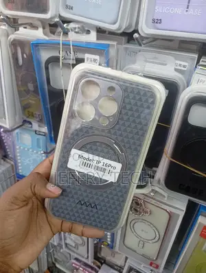 This Is a Transparent Protective Phone Case for an iPhone Model,