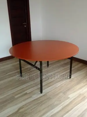 Office Table : Foldable Round Boardroom Table