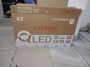 Vitron 43 Inches HTC 4300qfs Smart Android Frameless Tv With Bluetooth
