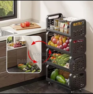 Kitchen Basket Household Storage Rack