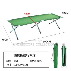Foldable Green Camping Bed