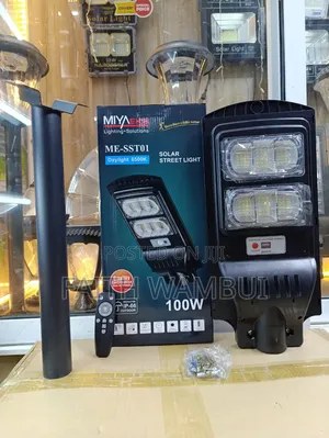 100 Watts Original Solar Miya Street Lights With Pole