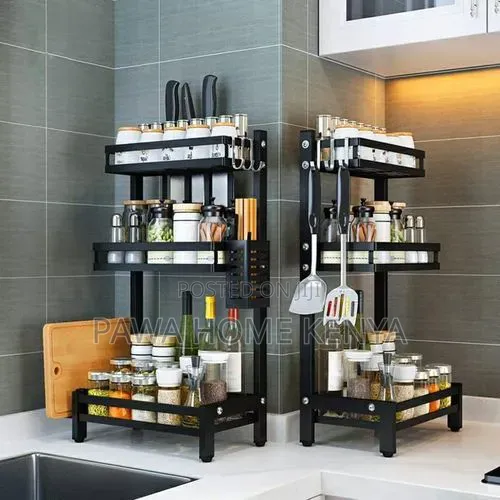 Multifunctional 3 Layer Spice Storage Rack