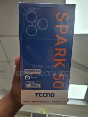 New Tecno Spark 50 128 GB Black