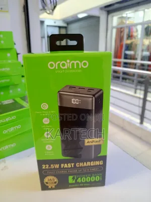Oraimo Powerbox 400 Vision 40000mah 22.5w Power Bank Opb-7400