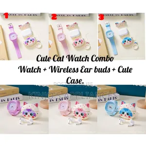 Cute Cat Watch Combo