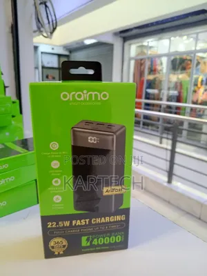 Oraimo Powerbox 400 Vision 22.5w Pd Qc 3.0 40,000mah Power Bank
