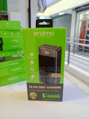 Oraimo Opb7400q Fast Charging 40000mah 22.5w Fast Charge Power Bank