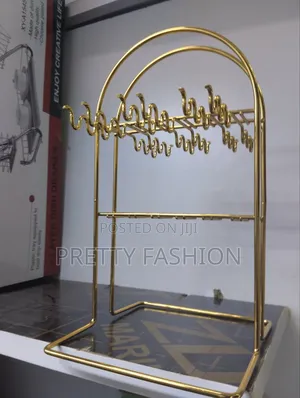 Golden Cutlery Holder