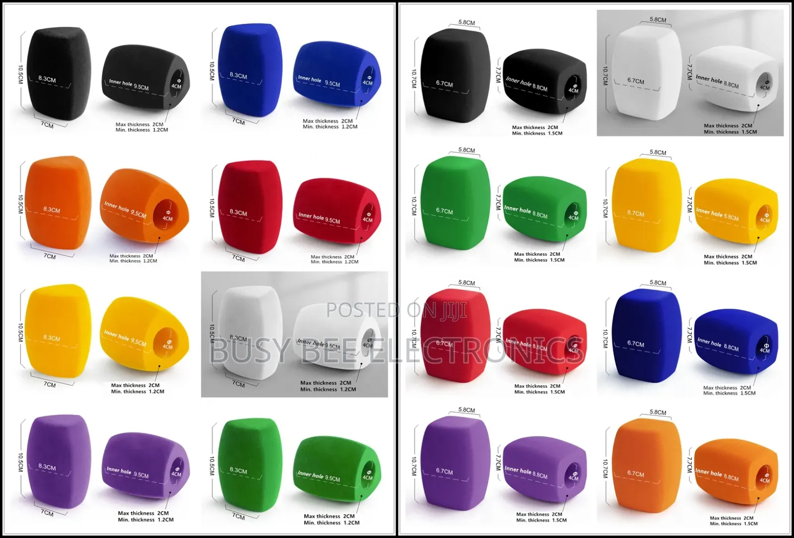 Logo Print Mic Foam