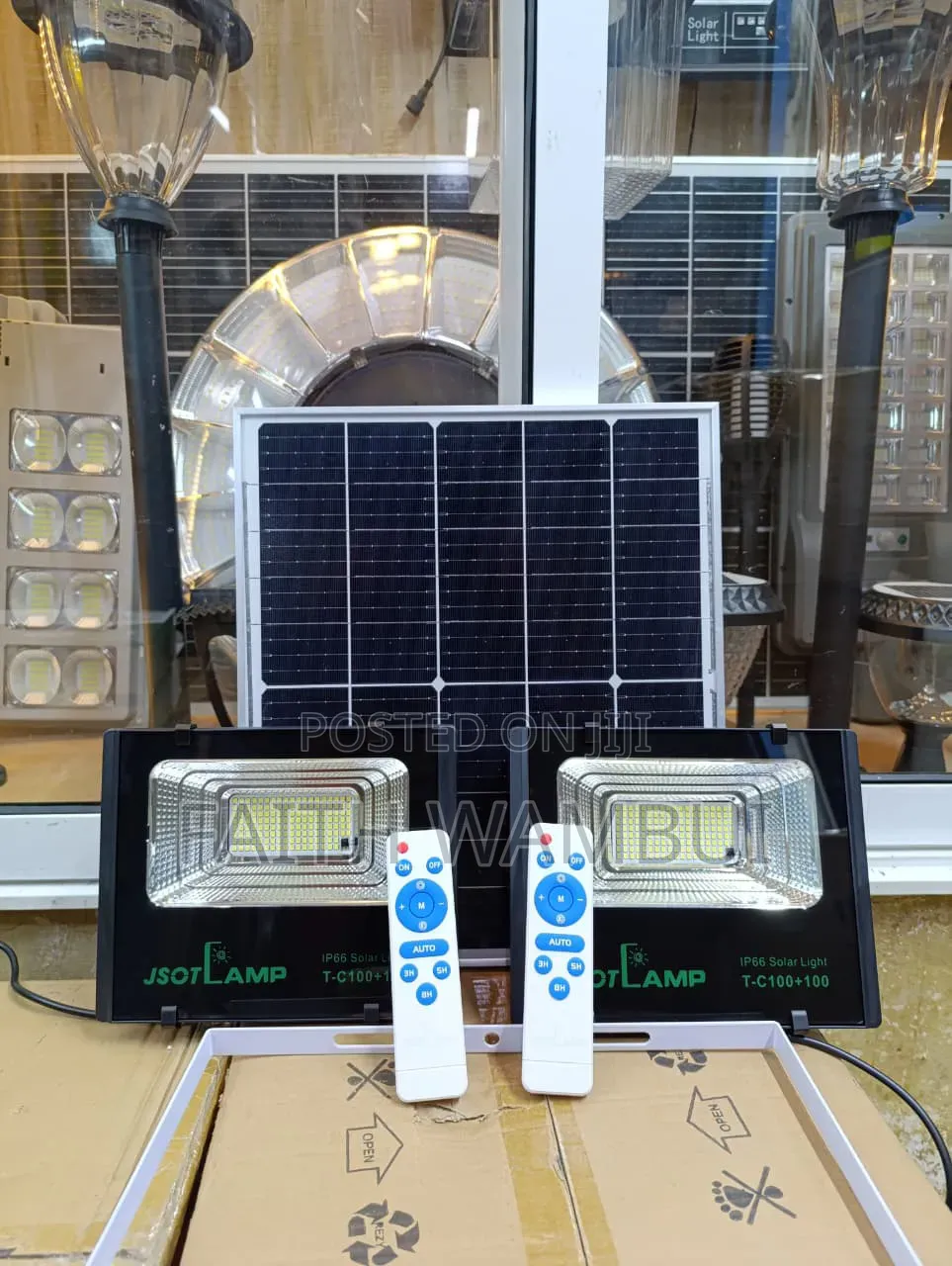 *2in1 100watts Solar Floodlight*Limited Stock 