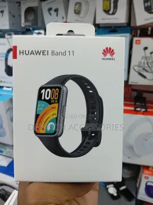This Is a Huawei Band 11 Fitness Tracker in Black.