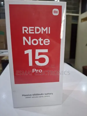 New Xiaomi Redmi Note 15 Pro 256 GB Black