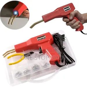 Hot Stapler Plastic Welder Gun With Staples,Pliers,Carrying Case