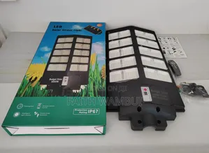 3000 Watts Solar Street Lights With Pole and Inbuilt Battery
