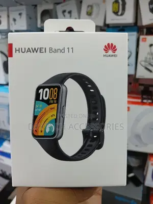 This Is a Huawei Band 11 Fitness Tracker Watch in Black.