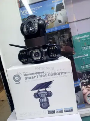V380 Smart Net Camera Solar Powered Security Surveillance