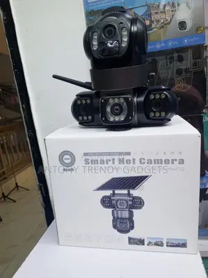 V380 Solar Security Camera Two-Way Audio Motion Detection