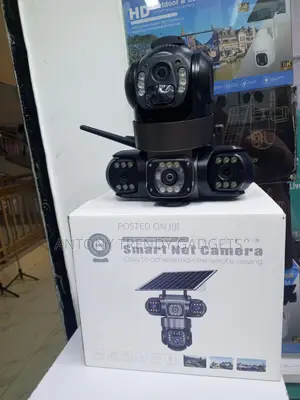 V380 Solar Security Camera Two-Way Audio Motion Detection