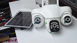 3 Lens Rotating 4g Camera Solar Powerd