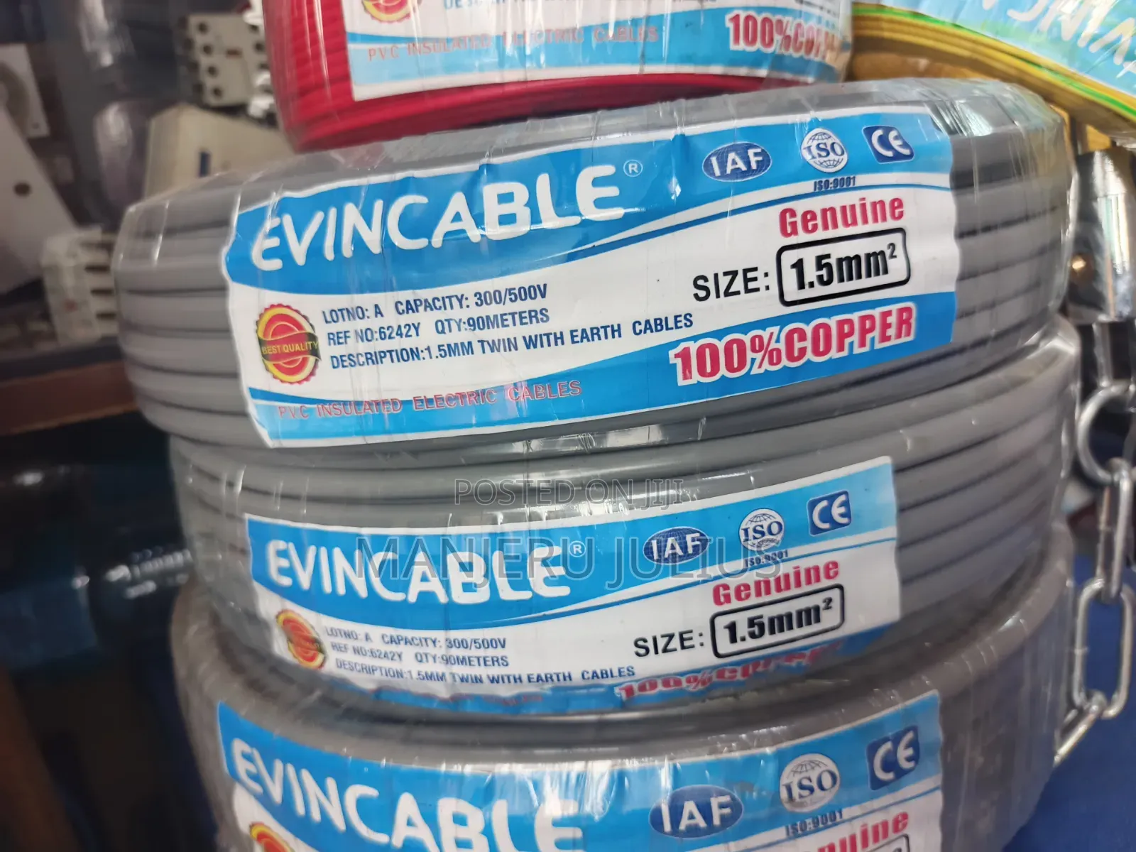 1.5mm Twin Evin Cable