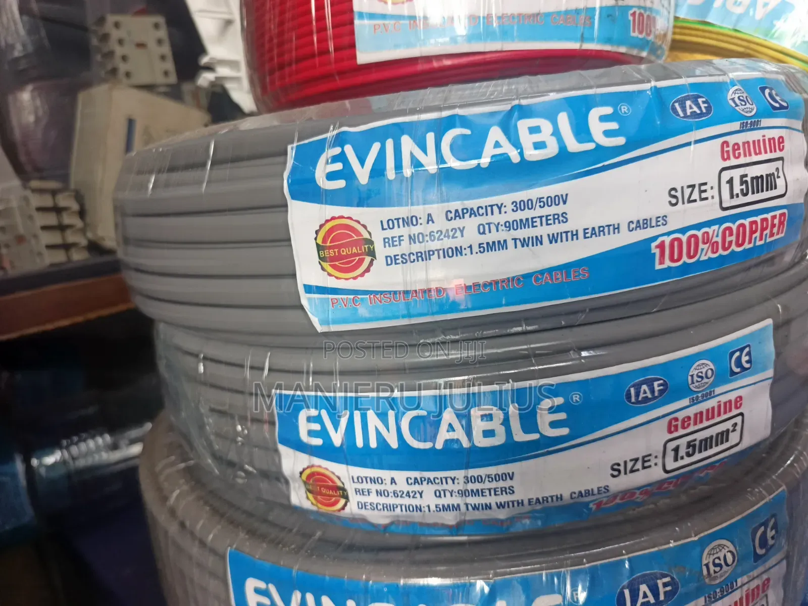 1.5mm Twin Evin Cable
