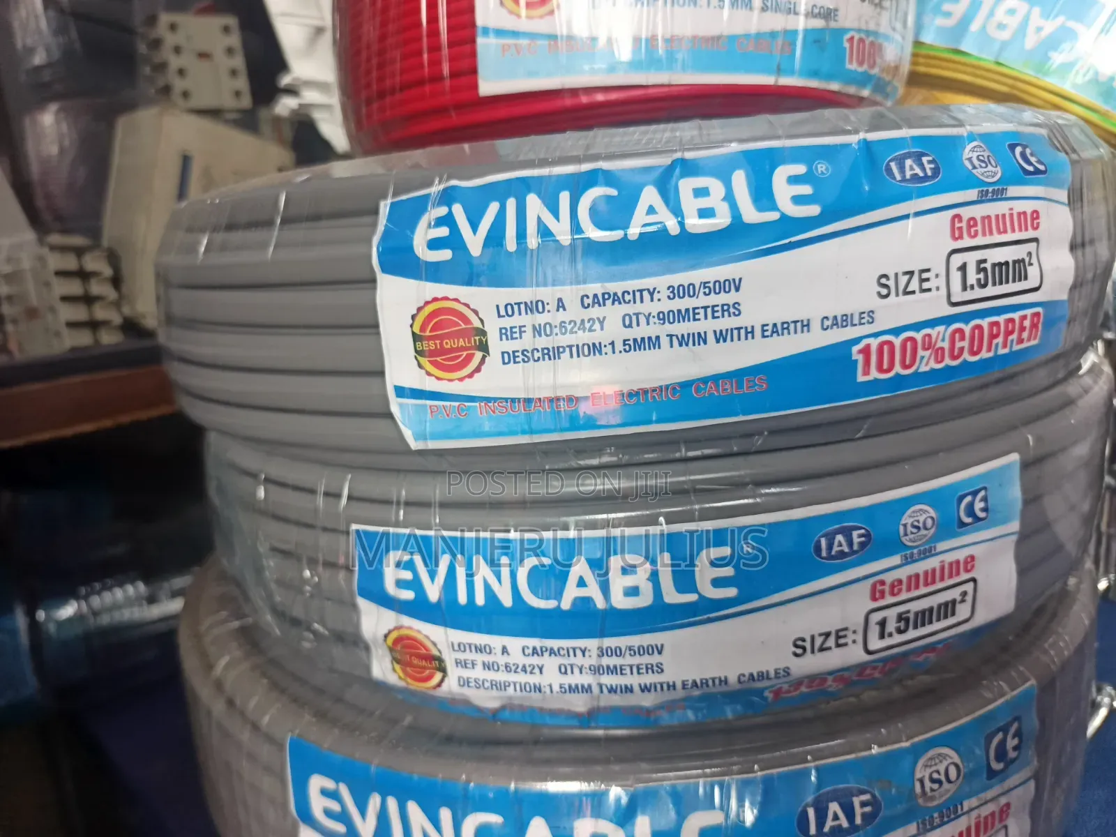 1.5mm Twin Evin Cable