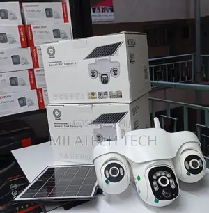 Tripple Lens 4g Solar Camera Wireles 3 Rotating