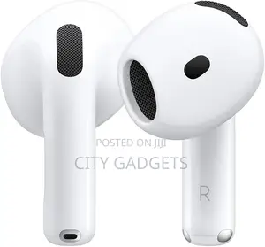Apple Airpods 4 Earbuds, Headphones, With Active Noise Cancellation