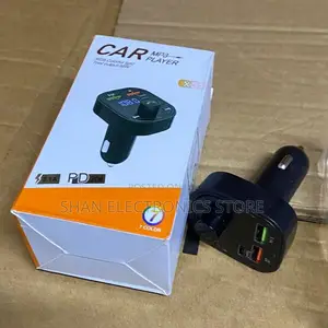 Car Bluetooth Fm Transmitter, Music Adapter for Car Radio, 2 Usb Ports