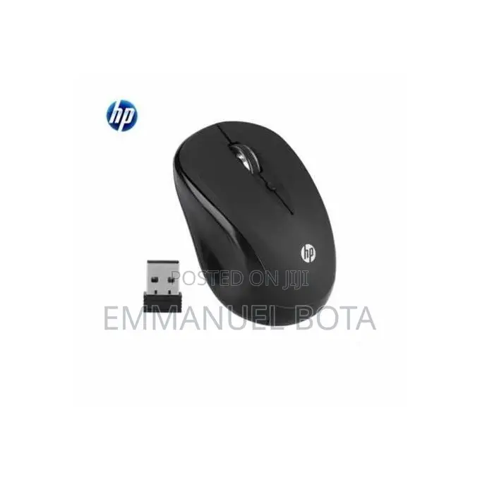 Wireless Optical Mouse - 2.4ghz, Black, Adjustable Dpi, USB Receiver