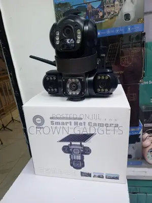 V380 PTZ Solar Camera Two-Way Audio Waterproof Security Cam