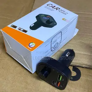Car Mp3 Player Dual Usb Fast Charger Fm Bluetooth Receiver