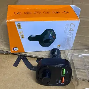 Fm Bluetooth Transmitter Car Charger 3.0a Dual Usb, Led Screen