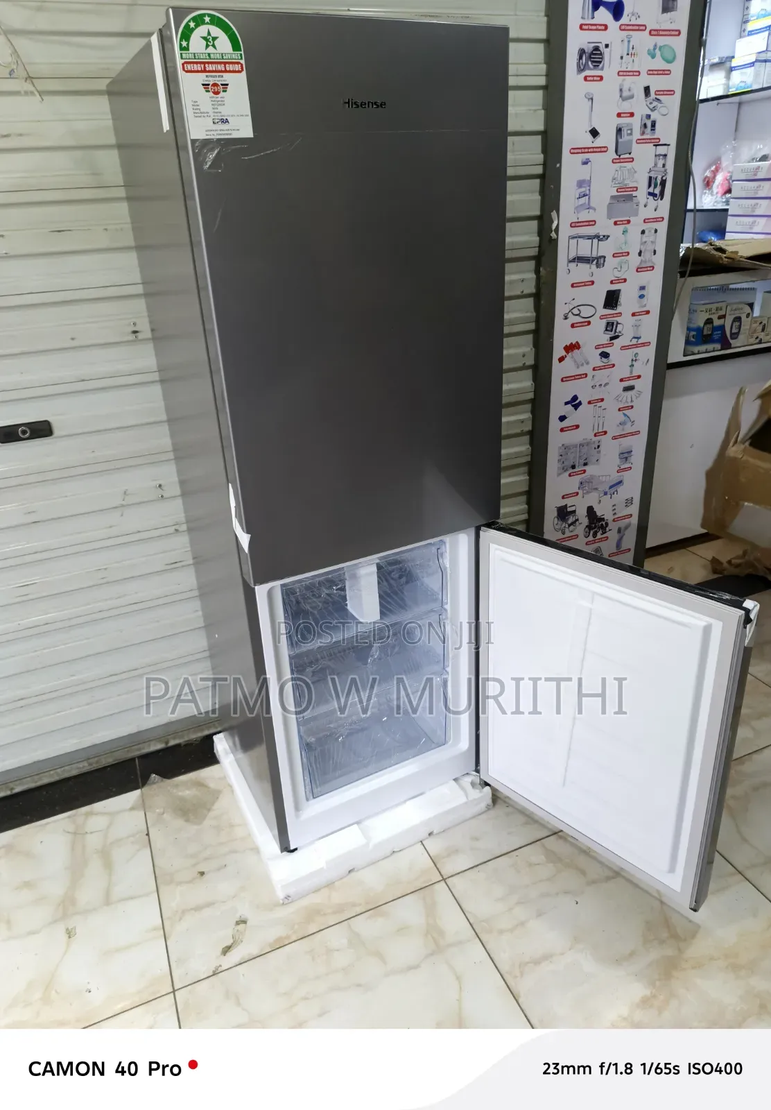 Hisense Bottom Freezer Double Door 230 Litres