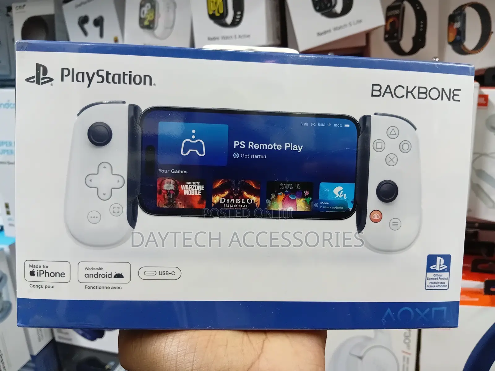 Playstation Backbone One Mobile Gaming Controller for Android iPhone