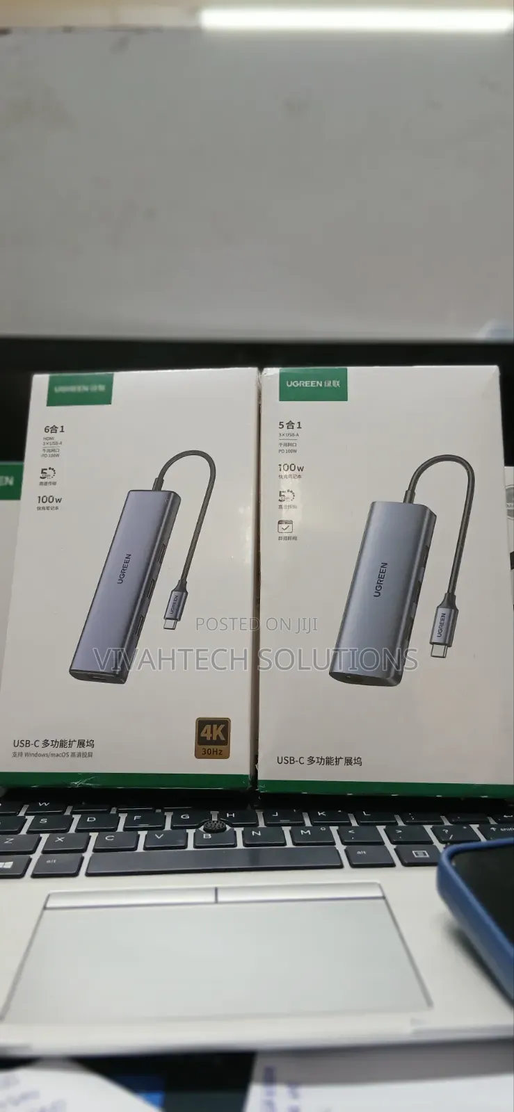 Cm512 Ugreen 6 in 1 Adapter Compatible With Macos Linux and Windows