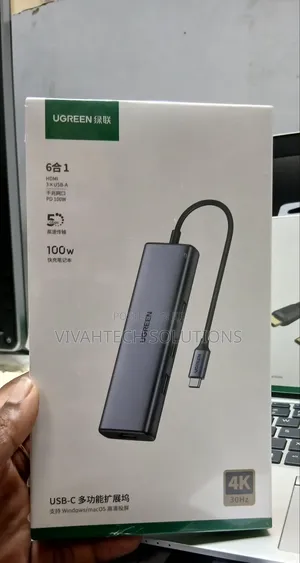 Ugr Ugreen Cm512 6 in 1 New Multifunction Adapter
