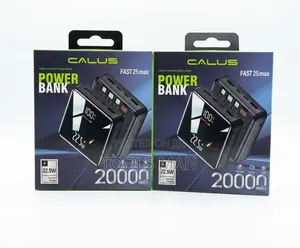 Calus 20000mah 22.5w Super Fast Charging Power Bank - Digital Display.
