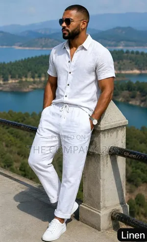 Quality Casual Linen 2 Piece Set Suits Available