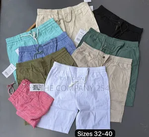 Quality Casual Linen Men Short Available Cotton Made