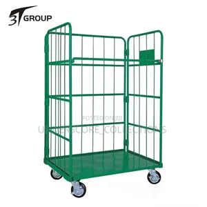 Green Item Is a 3-Sided Logistical Roll Cage Trolley