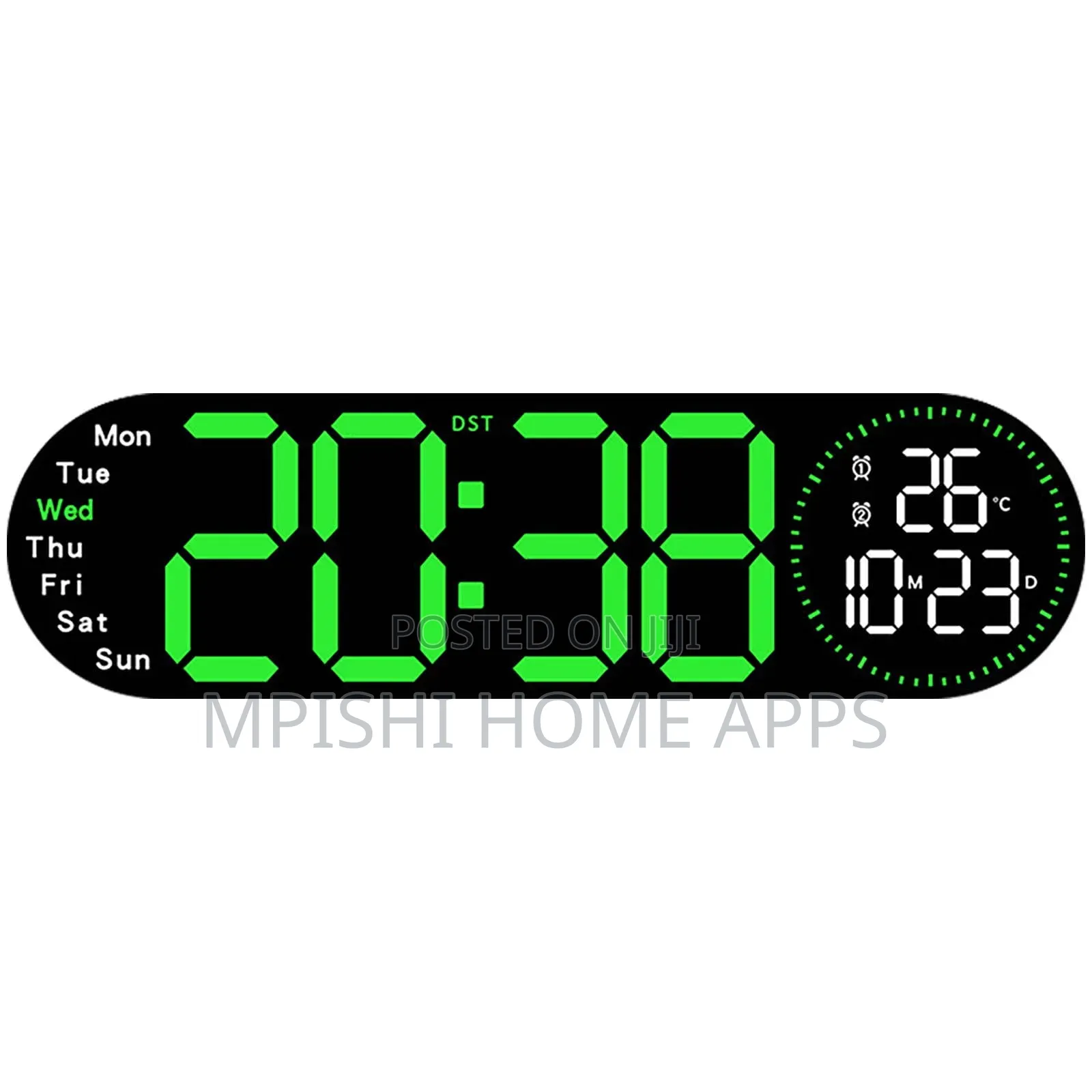17-Inch Led Digital Wall Clock