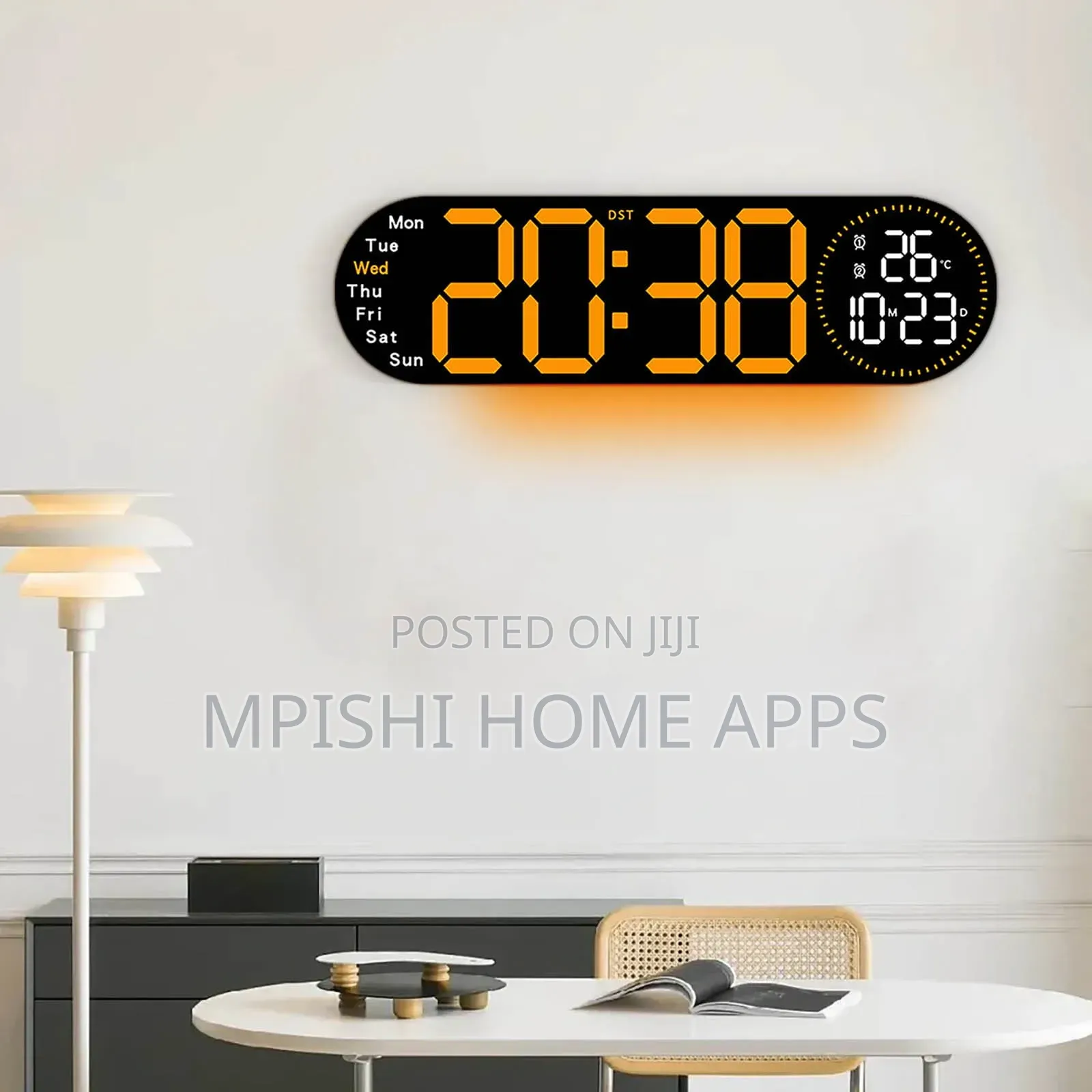 17-Inch Led Digital Wall Clock