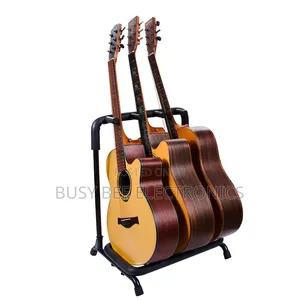 Adjustable Height Iron Guitar Floor Stand 3