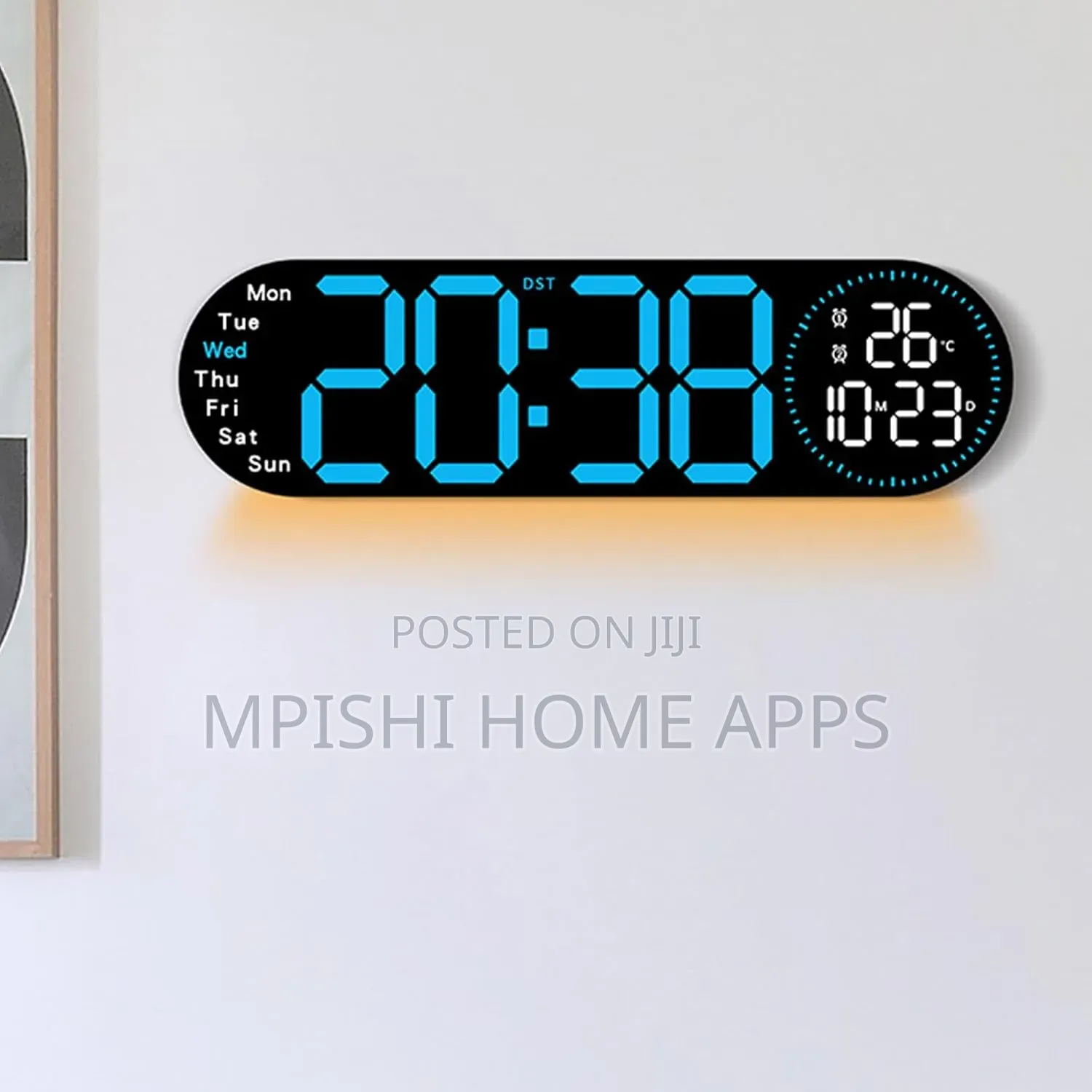 17-Inch Led Digital Wall Clock